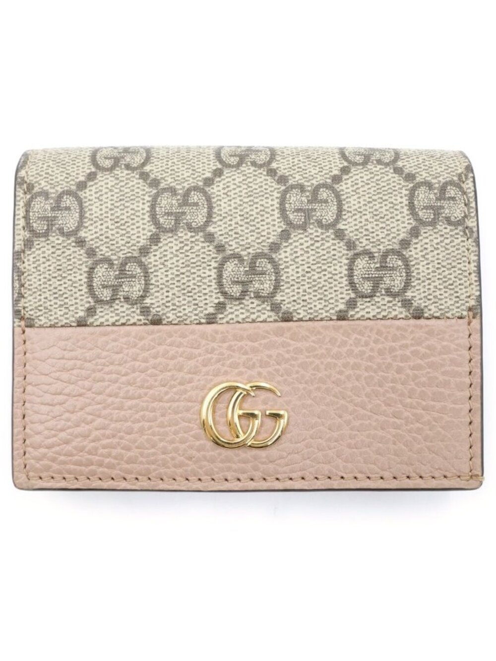 Gucci GG Marmont Double G Compact Bifold Wallet